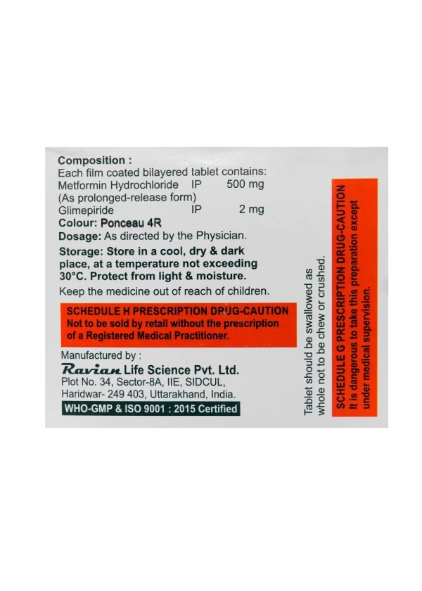 Glimfomet Tablets - Image 2